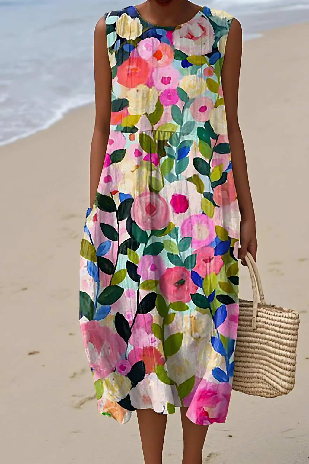 Adeline | Sleeveless Dress – Casual charm for sunny days