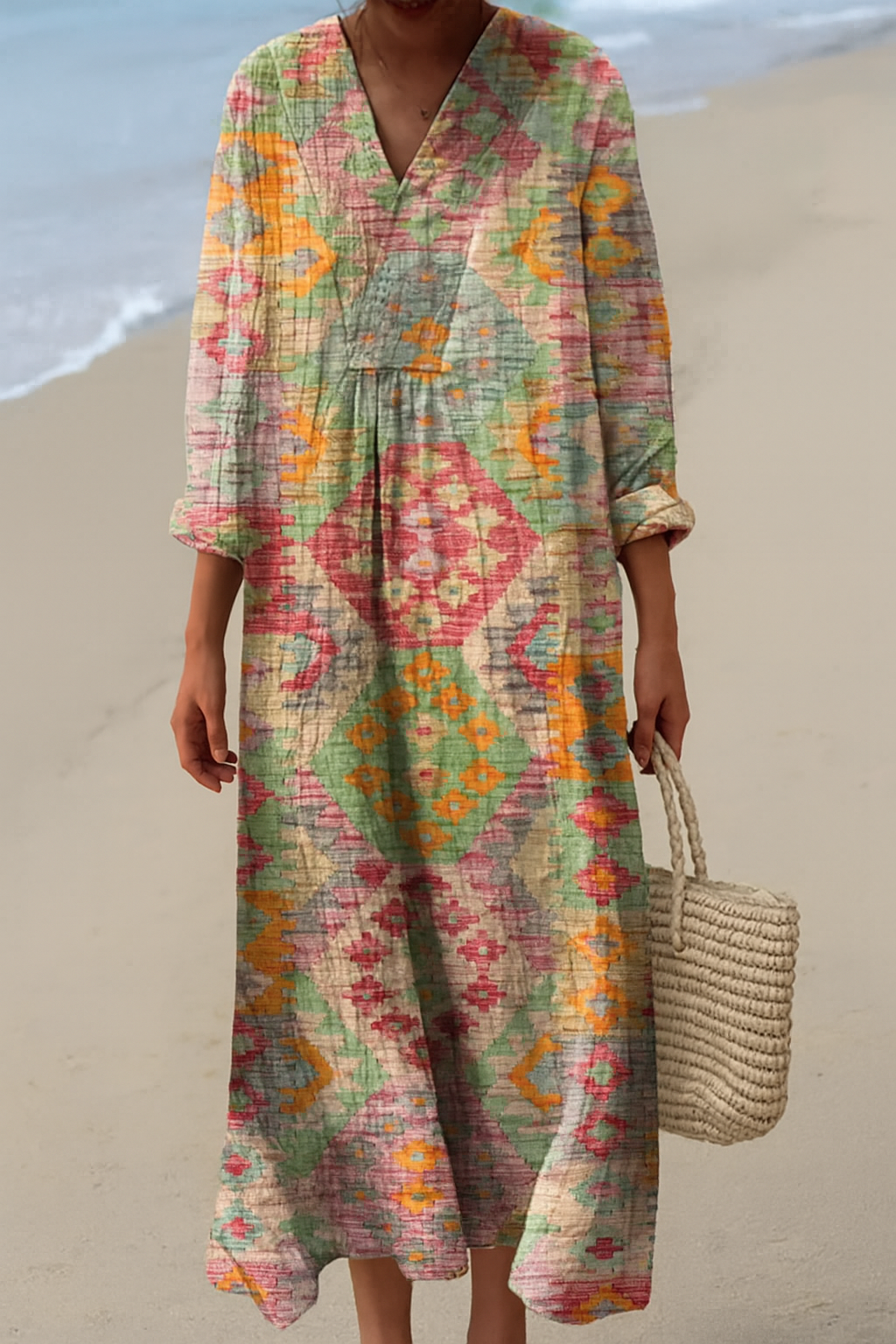 Camila | Art Inspired Cotton Dress  Natural Beauty That Captures Attention