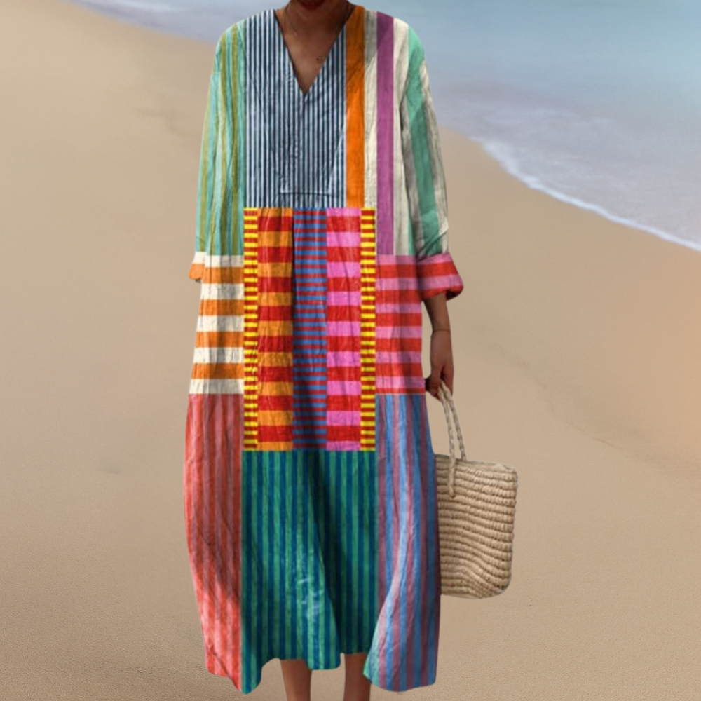 Ashley | Boho Maxi Dress  Bold Patterns, Uncomplicated Comfort